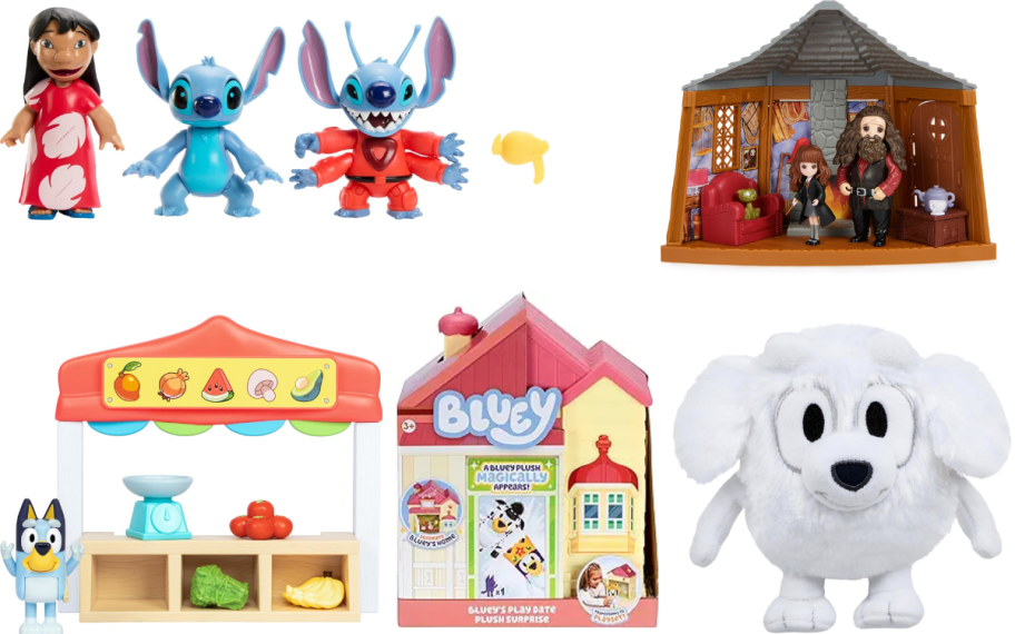 five different woot toys