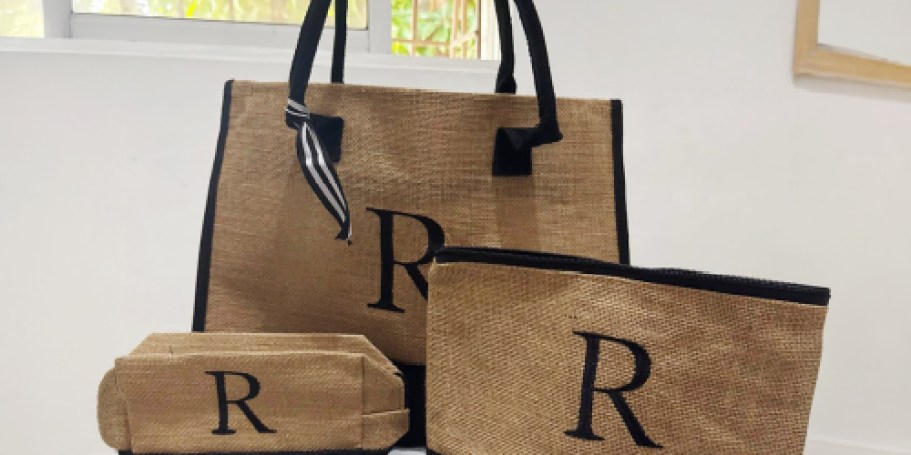Initial Tote Bag Set Only $12.99 Shipped on Amazon (Reg. $36)