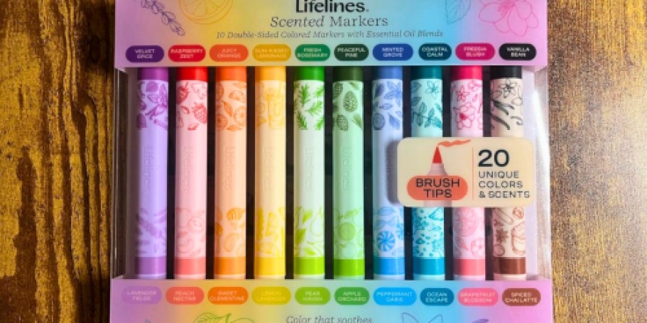 NEW Lifelines Scented Colored Markers from $10 on Amazon (Teen Gift Idea!)