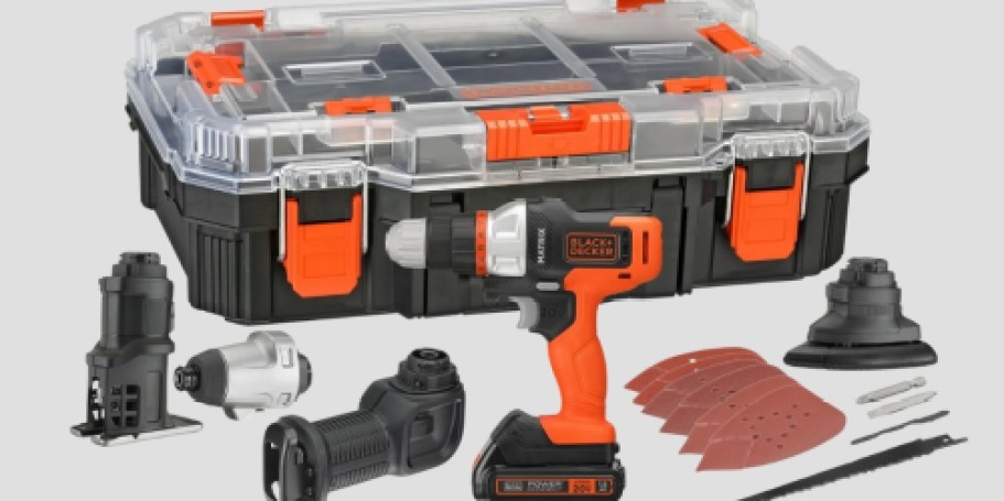 Black+Decker 4-Tool Combo Kit Only $49.99 Shipped on Lowe’s.com (Reg. $130)