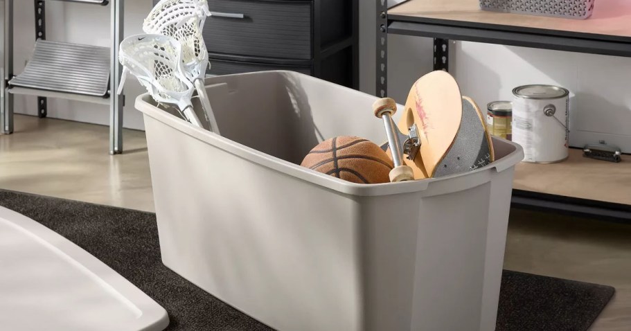 Brightroom 50-Gal Storage Tote w/ Lid Just $17.60 on Target.com | Get Organized in the New Year!