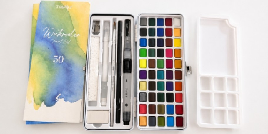 Watercolor Paint Set w/ 50 Colors Under $13 Shipped for Prime Members