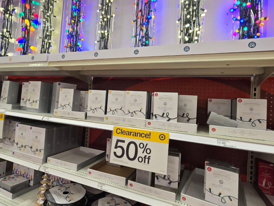 clearance christmas lights