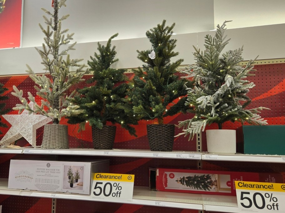 mini clearance christmas trees