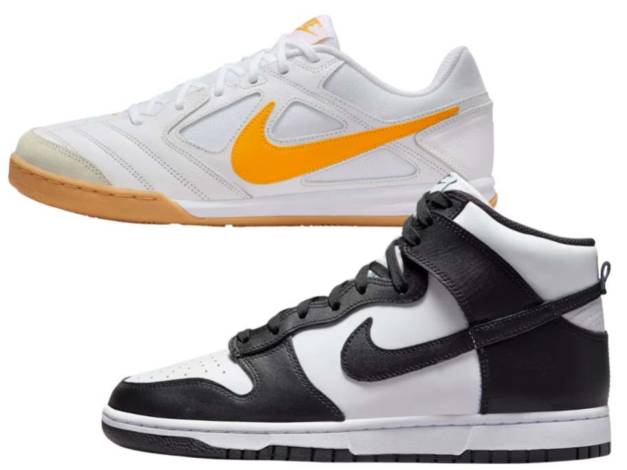 two men's Nike shoes