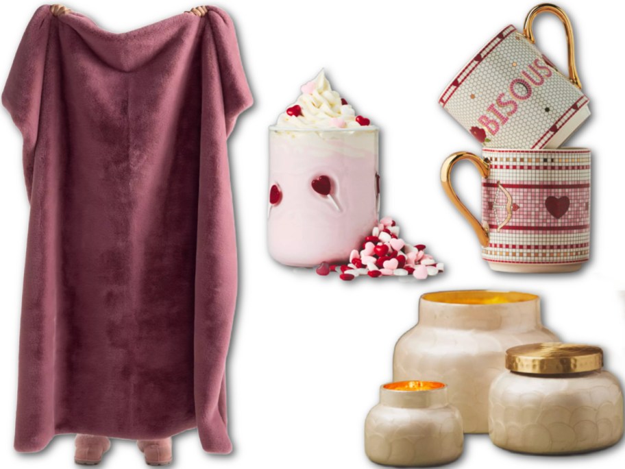 Stock images of 4 popular Anthropologie gifts 