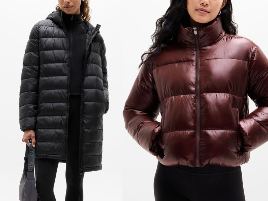 two different Athleta jackets on sale