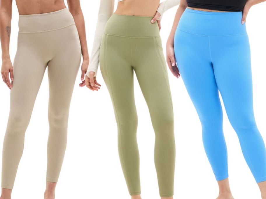 Three different athleta legggings