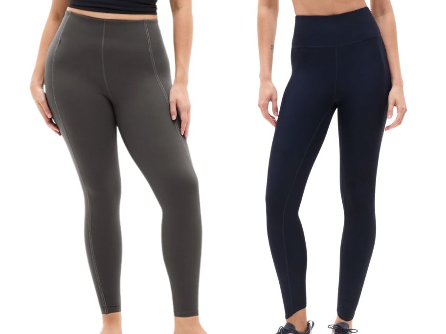 two different athleta leggings