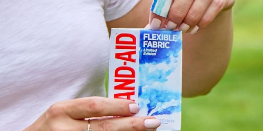 Band-Aid Flexible Fabric Bandages 30-Count Box Just $2 Shipped on Amazon
