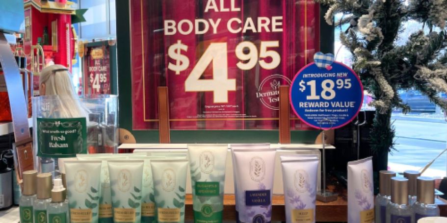 ALL Bath & Body Works Body Care Only $4.95 (Reg. Up to $21) – Perfect for Stocking Stuffers