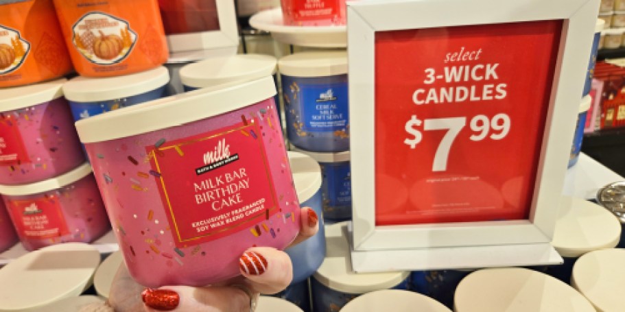 *HOT* Bath & Body Works 3-Wick Candles Only $7.99 (Reg. $27) – Cheaper Than Candle Day!