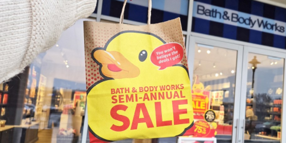 Up to 75% Off Bath & Body Works Semi-Annual Sale | $7.99 Candles, $2 Body Care, & More