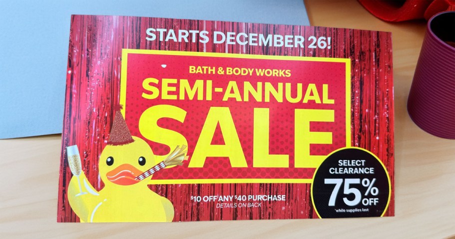 Bath & Body Works Semi-Annual Sale Starts 12/26 – Here’s How to Save!