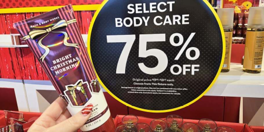 Up to 75% Off Bath & Body Works Body Care | Prices from $2