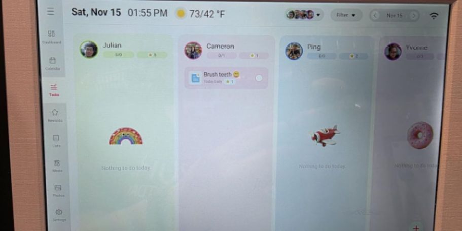 Digital Touchscreen Calendar $59.99 Shipped on Amazon (Reg. $130) | HUNDREDS Less than Skylight