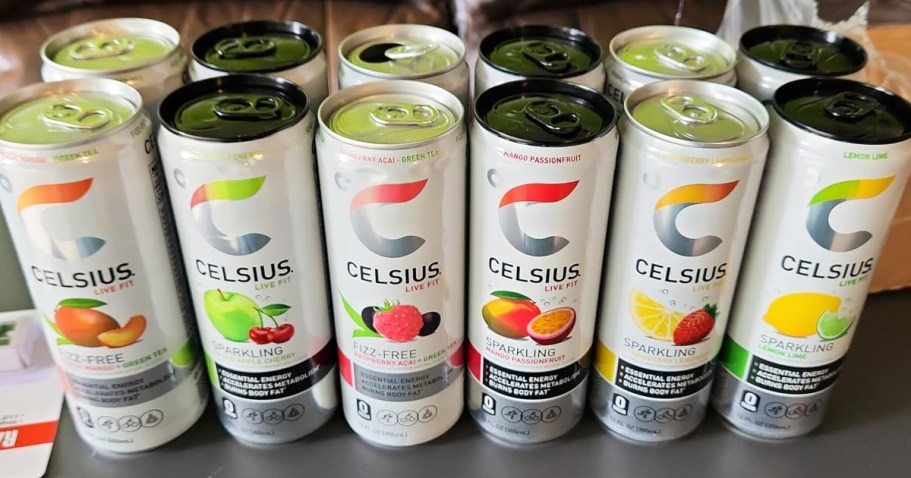 CELSIUS Energy Drink 12-Pack Just $12.99 Shipped on Amazon