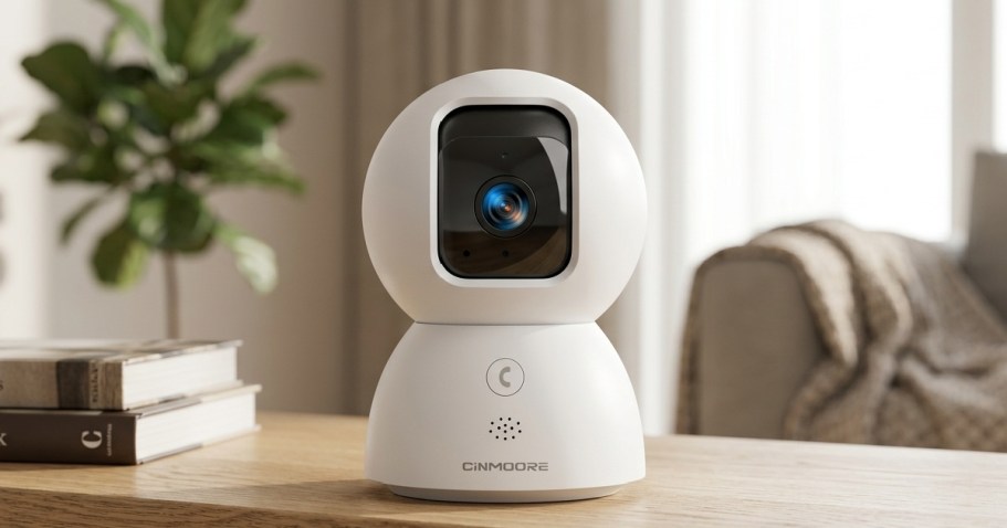 Indoor Security Camera Just $14.99 on Amazon | Easily Monitor Babies & Pets w/ the App!