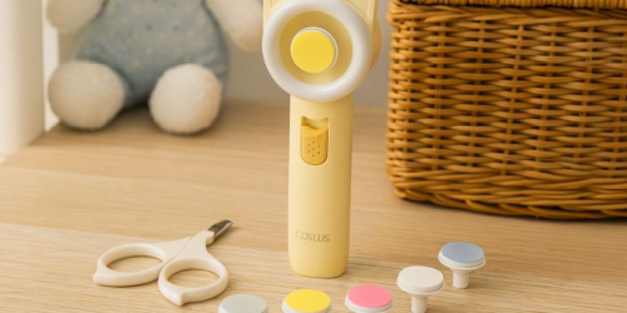 Electric Baby Nail Trimmer w/ Ring Light Just $2.99 on Amazon (Great Baby Shower Gift)
