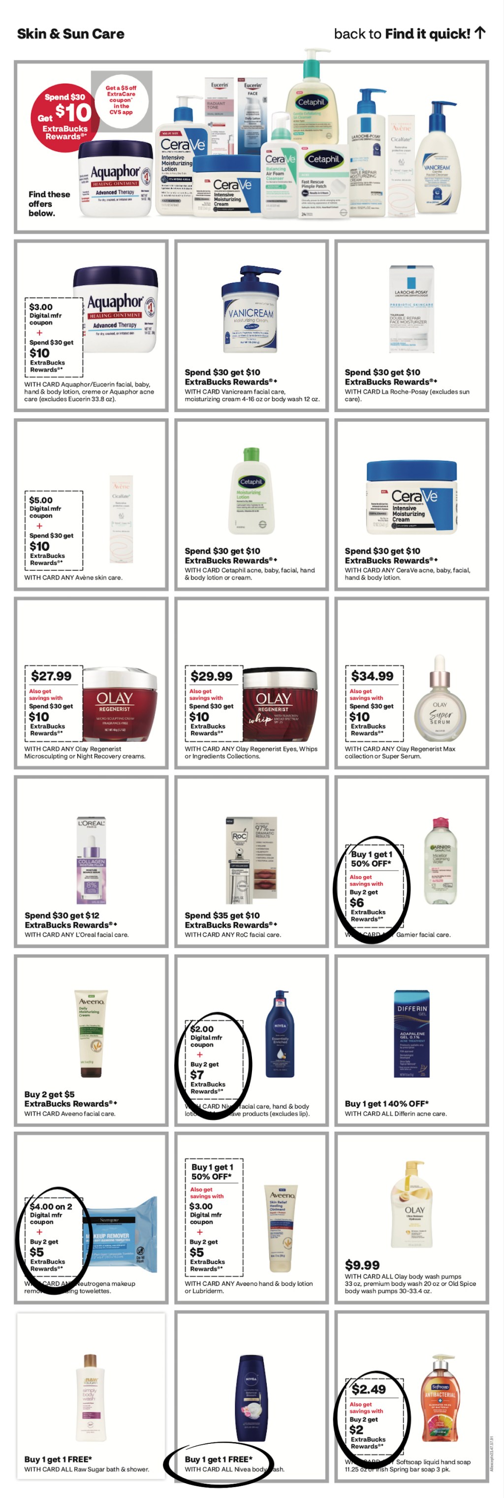 page from CVS ad