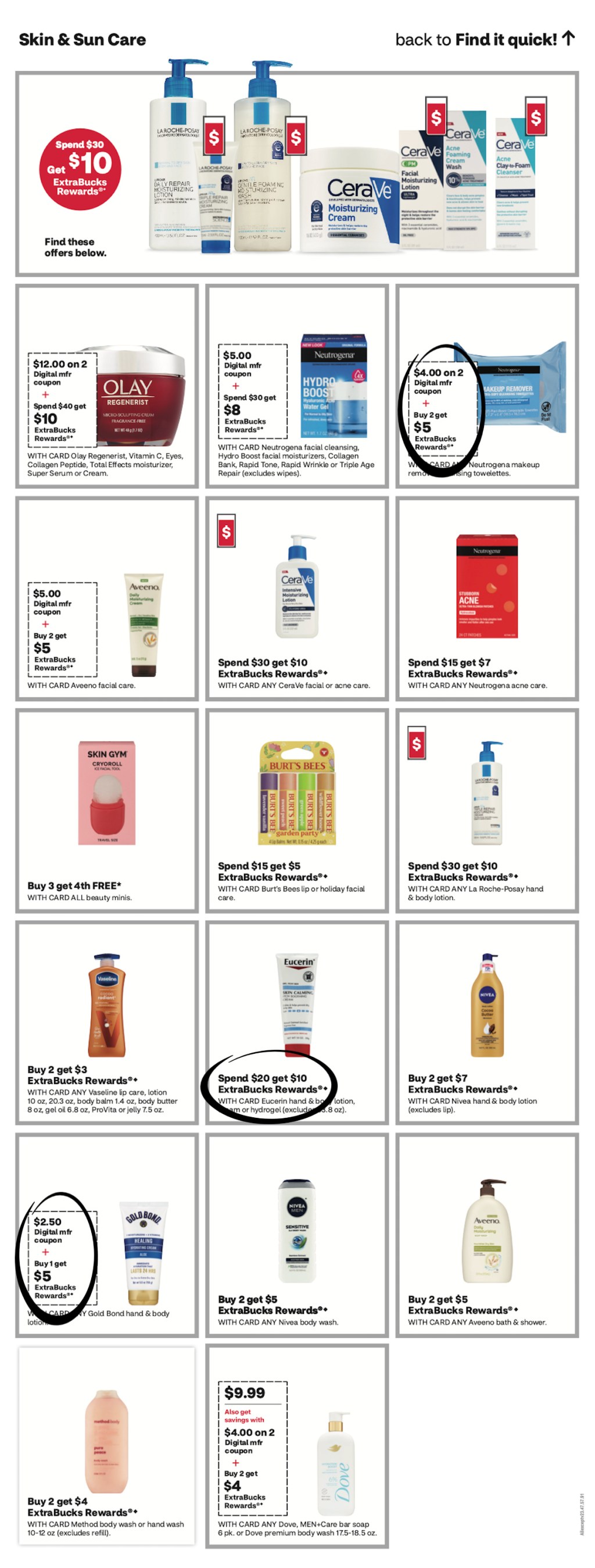 page from CVS ad