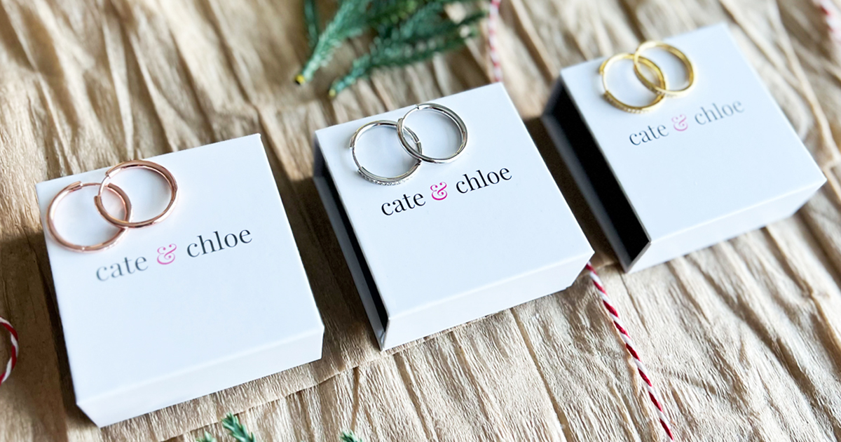 Cate & Chloe Gold-Plated Earrings & Necklaces Just $11 on Walmart.com (Easy Stocking Stuffers!)