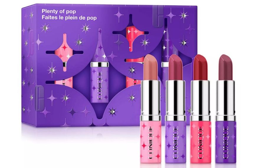 stock Clinique Plenty Of Pop Pop Longwear Lipstick Gift Set