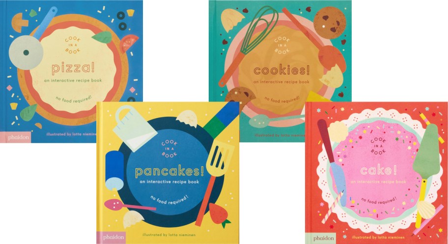 4 interactive kids cookbooks