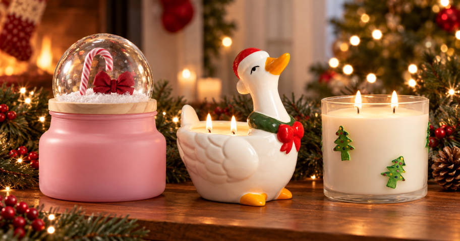 NEW Christmas Candles from $8.48 on Walmart.com (Even a Christmas Goose!)