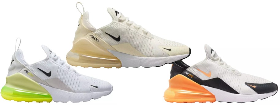 Three pairs of shoes.