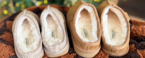 Back fire of Dearfoams Fireside Slippers