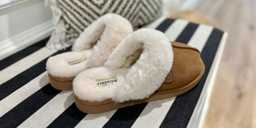 Cozy Dearfoams Fireside Slippers Just $39 + FREE Delivery by Christmas for Prime Members