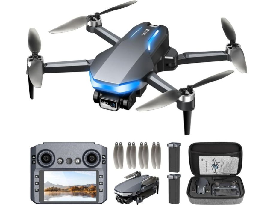 stock image of Drone with different bits to them