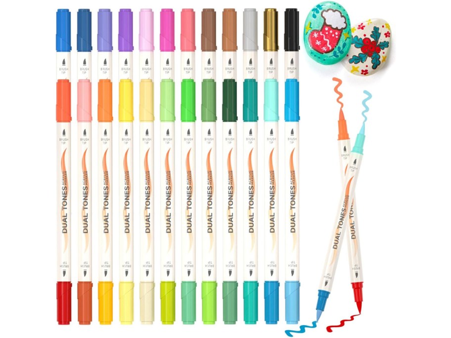Dual Tipped Acrylic Paint Markers
