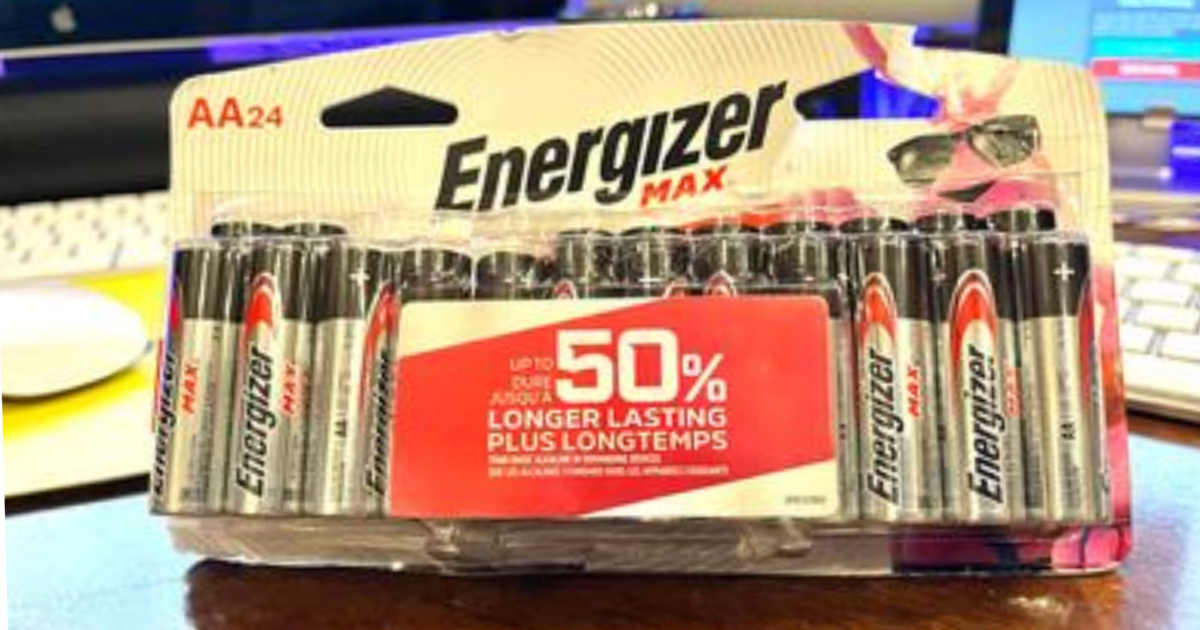 Energizer MAX Batteries 24-Pack Only $9.99 Shipped (Regularly $21)