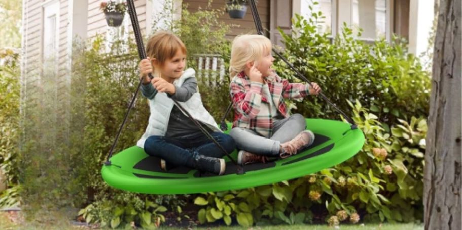 Saucer Swing Only $31.99 Shipped on Amazon (700-Pound Weight Capacity!)
