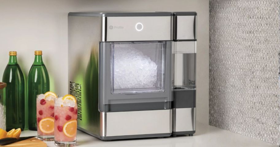 GE Profile Opal Nugget Ice Maker on counter
