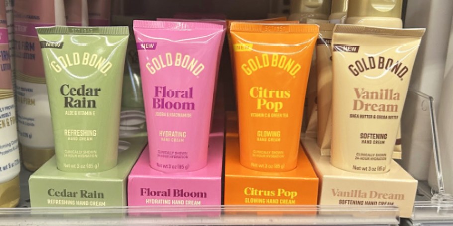 Gold Bond Hand Cream 4-Count Variety Pack Only $8.83 Shipped on Amazon (Reg. $18)