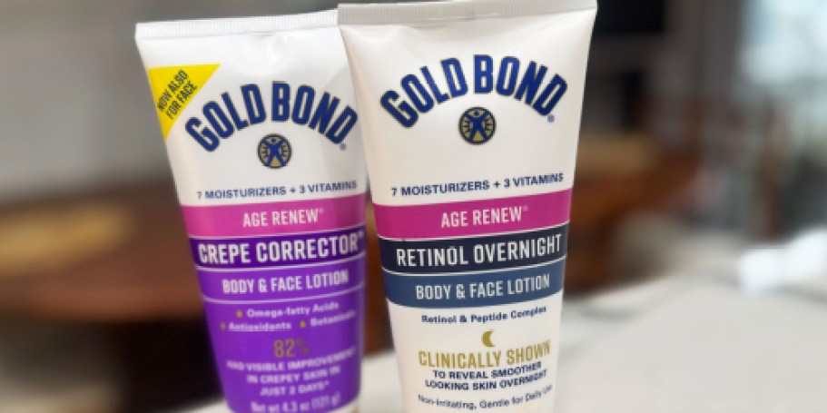 Gold Bond Retinol Body & Face Lotion Just $3 Shipped on Amazon (Reg. $15)
