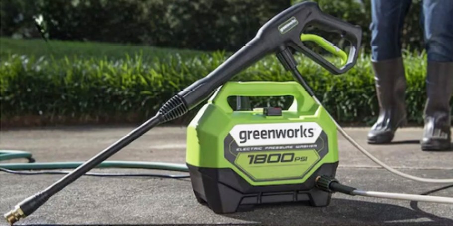 Greenworks Electric Pressure Washer Just $99 Shipped on Lowes.com