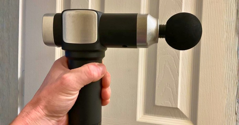 Deep Tissue Massage Gun w/ 6 Attachments Just $14.99 on Amazon (Reg. $60)