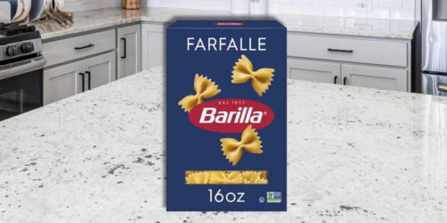 Barilla Farfalle Pasta 12-Pack Only $9.35 Shipped on Amazon | Just 77¢ Per Box!