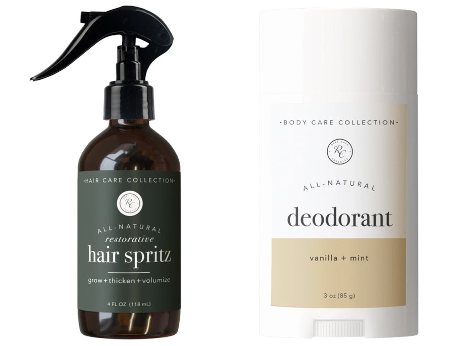 Hair Spritz and All Natural Deodorant