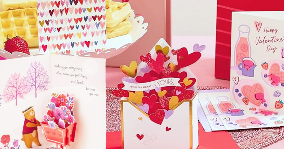 Hallmark Valentine’s Day Pop-Up Cards from $3.99 on Amazon