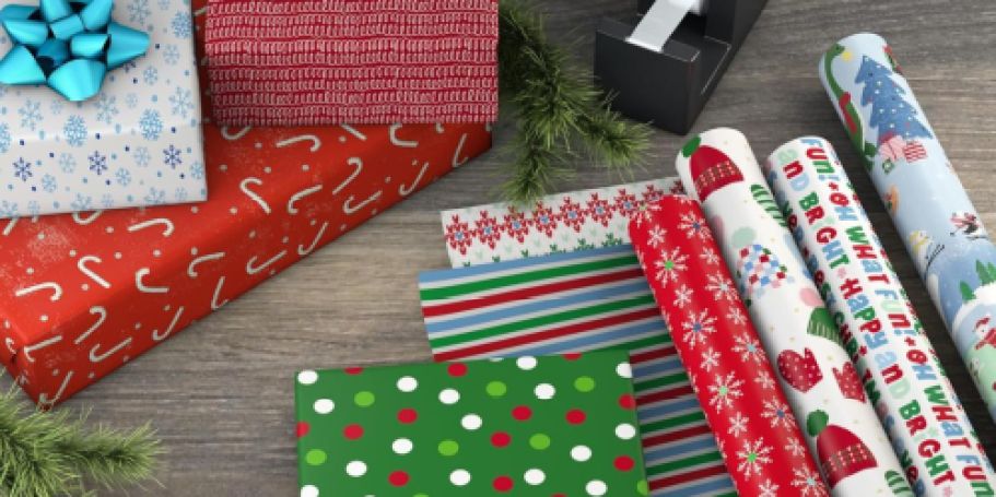 Hallmark Reversible Wrapping Paper Rolls 6-Pack Just $18.99 Shipped for Prime Members