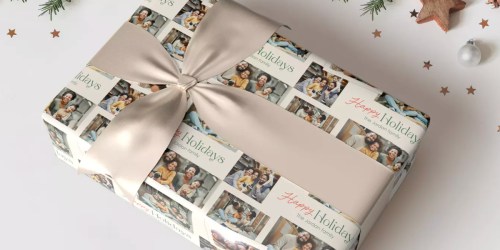 Personalize Your Gifts w/ 75% Off Custom Wrapping Paper Rolls at Staples