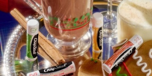 Chapstick Holiday 6-Pack Set Just $6 on Target.com | Hot Chocolate, Eggnog, Apple Cider & More!