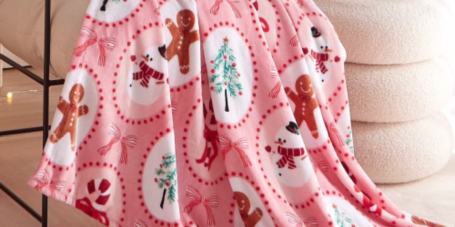 NEW Holiday Throw Blankets from $5.97 on Walmart.com