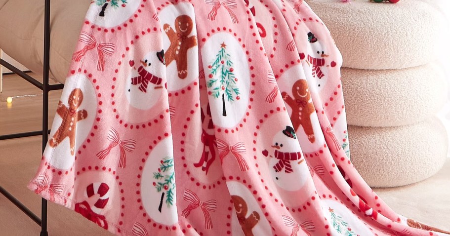 NEW Holiday Throw Blankets from $5.97 on Walmart.com