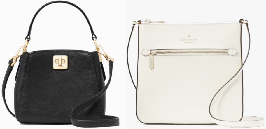 black and white purses